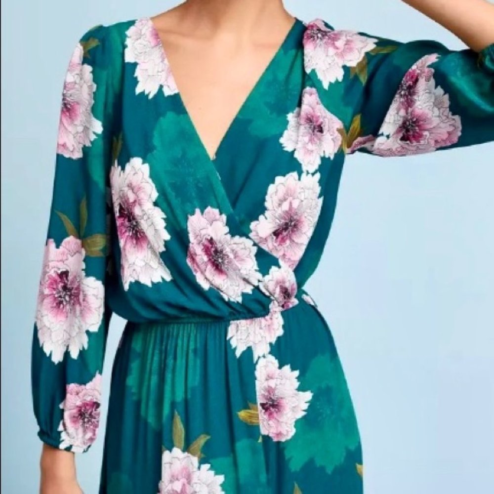Anthropologie x Tracy Reese Floral Aleah Dress XS